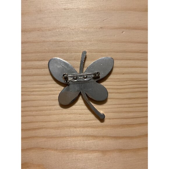 Colorful Butterfly Enamel Brooch Pin - Picture 4 of 4